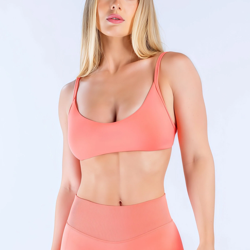 Push Up Bra Padded - HISTELLO Impact Scoop Neck BH Damen