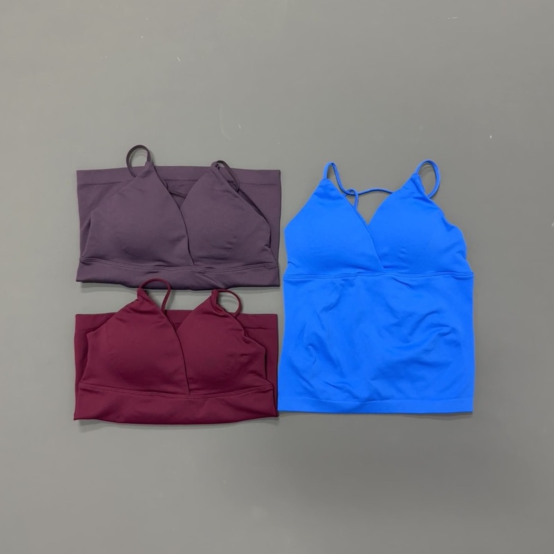 Sports Bra High Impact - Sport-Tanktop für Damen Figurformendes Yoga-Neckholder-Top für
