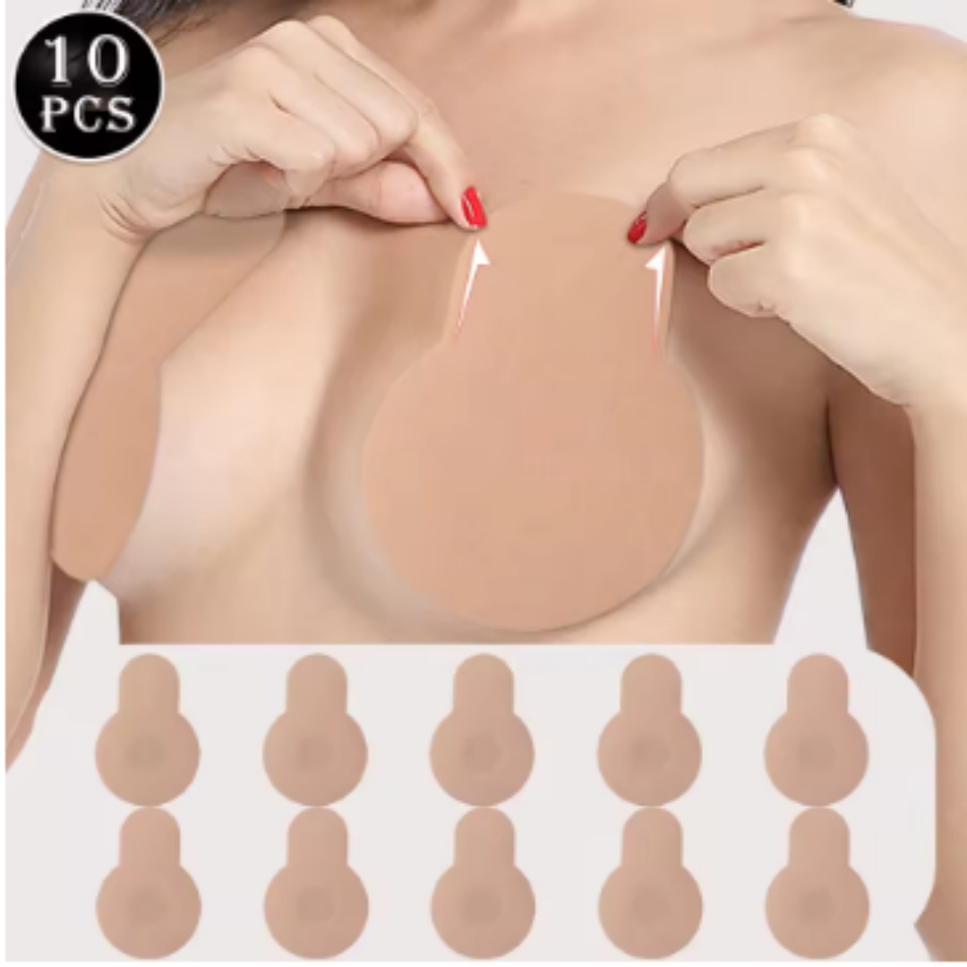 Push Up Bra Padded - Damen Push-Up-BHs Selbstklebender Silikon-BH Ohne Träger
